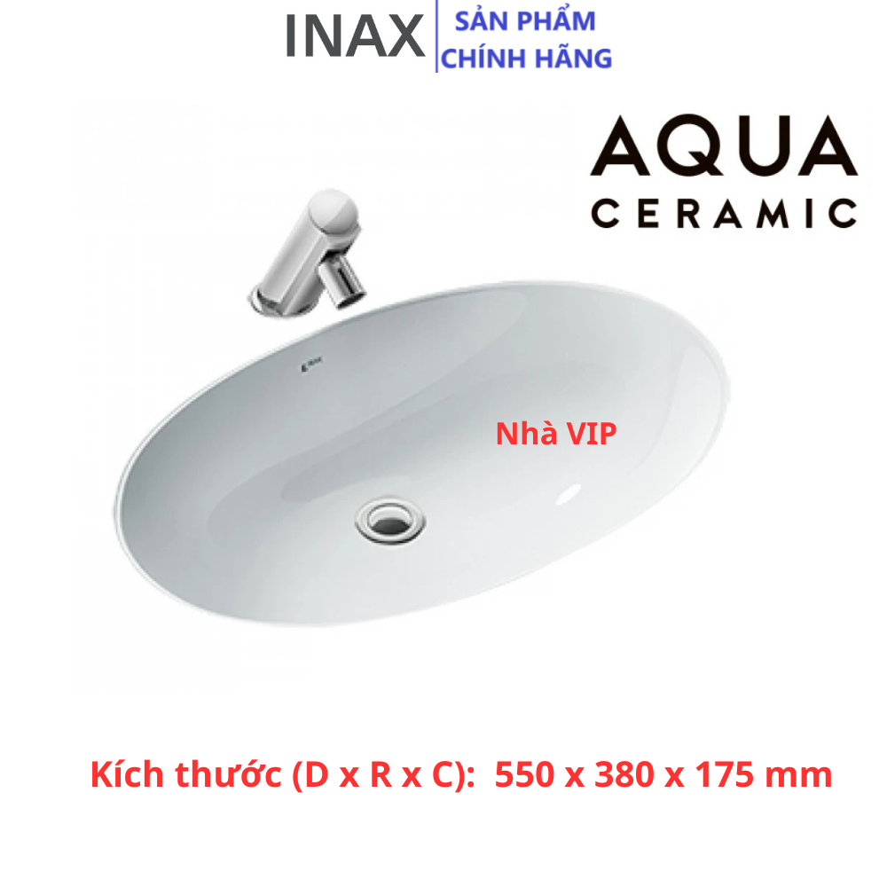 Lavabo  Chậu rử măt âm bàn INAX AL-2216V / L-2216V  (  AL2216V L2216V ), chính hãng
