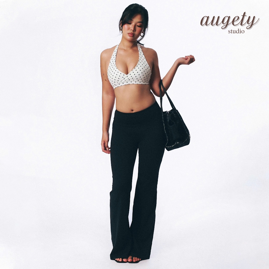 [MỚI - VC 25%] Quần Legging Ống Loe Cạp Cao Nâng Mông Chiết Eo Augety Studio, AERÉ Basic Flared Leggings | BigBuy360 - bigbuy360.vn