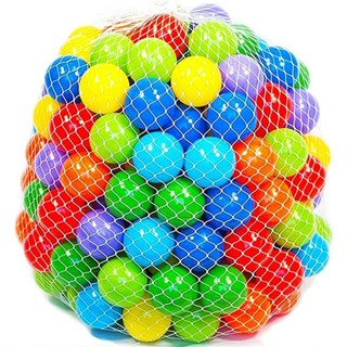 Combo 100 quả Bóng Nhựa mềm 5.5cm - Bóng Nhựa nhiều màu sắc an toàn không BPA Cho Bé
