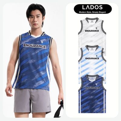[DEAL MỞ BÁN] Áo Thun Ba Lỗ Nam Phối Graphic Đường Chéo LADOS - 9272 Vải Dry Dynamic Nhanh Khô, Thoáng Khí