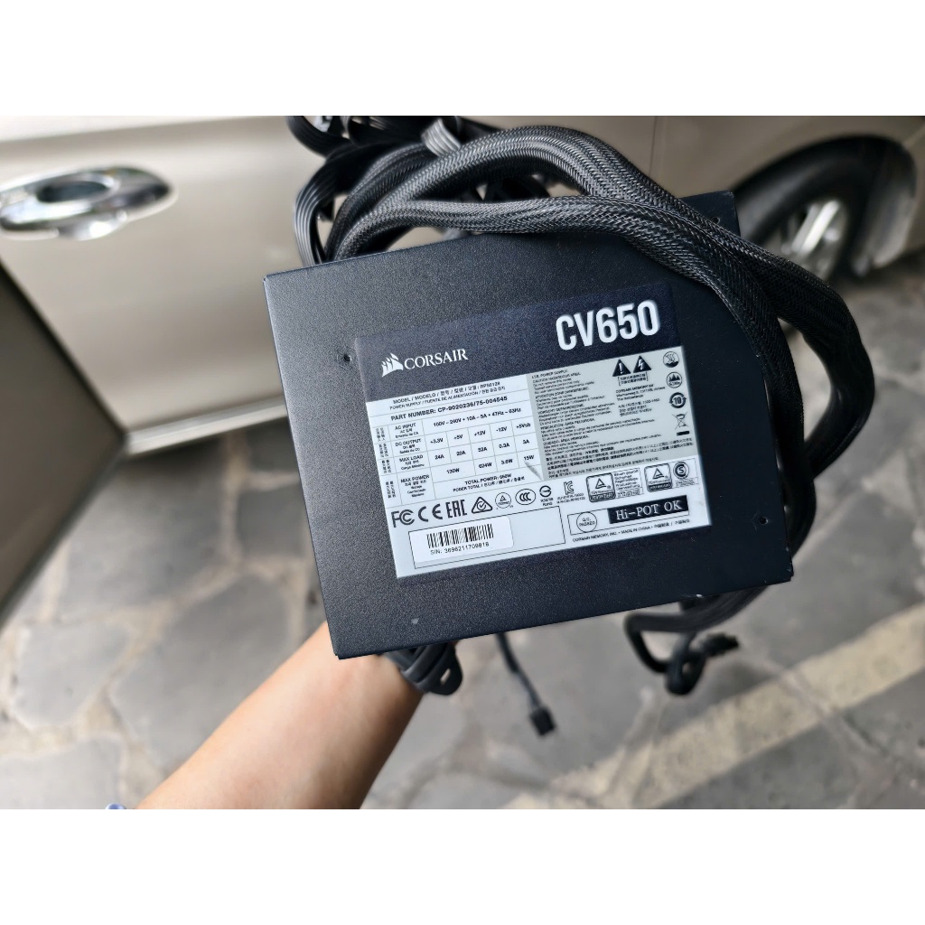 (2ND) NGUỒN 650W COSAIR CV650 80 Plus Bronze
