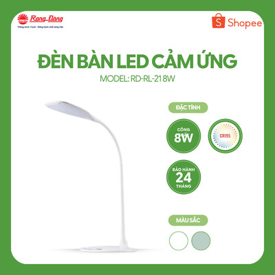 Đèn bàn chống cận LED cảm ứng Rạng Đông Model RD-RL-21 8W