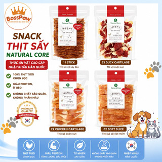 Snack Thịt Sấy Natural Core Cho Chó – Thức Ăn Vặt Cao Cấp Nhập Khẩu Hàn Quốc