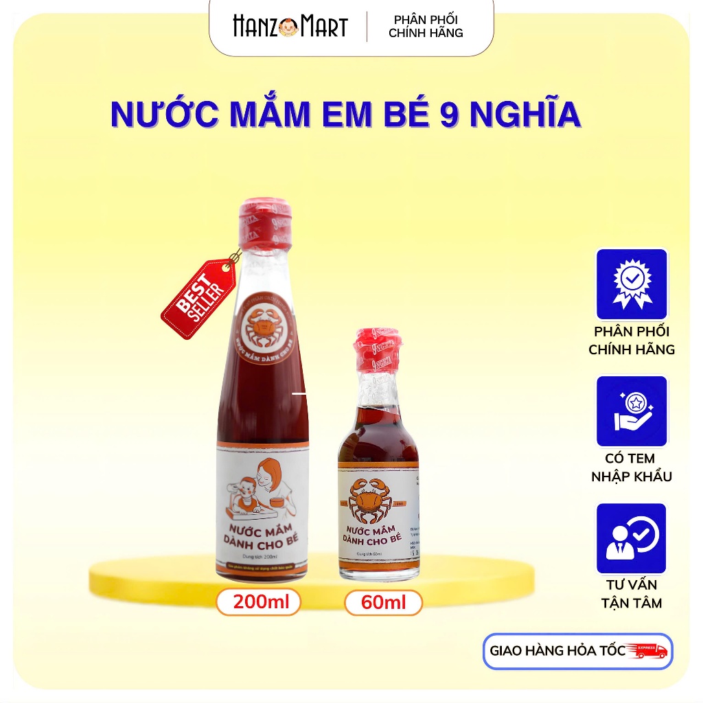 Nước mắm em bé ăn dặm Phú Quốc 60ml
