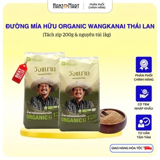 Đường mía hữu cơ Organic Wangkanai Thái Lan