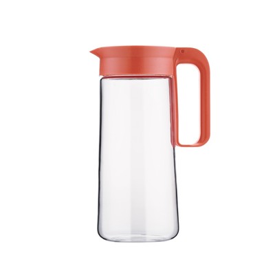 Bình Nước Thuỷ Tinh Có Tay Cầm LocknLock LLG619YRED 1.3L