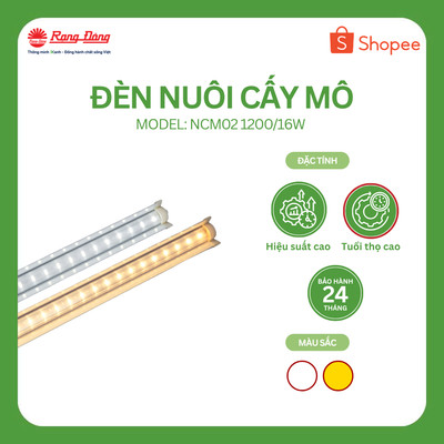Đèn LED nuôi cấy mô Rạng Đông model D NCM02L