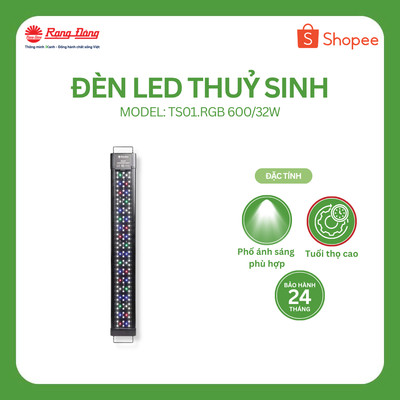 Đèn LED thủy sinh đổi màu cao cấp rạng đông đèn LED thủy sinh full phổ ánh sáng