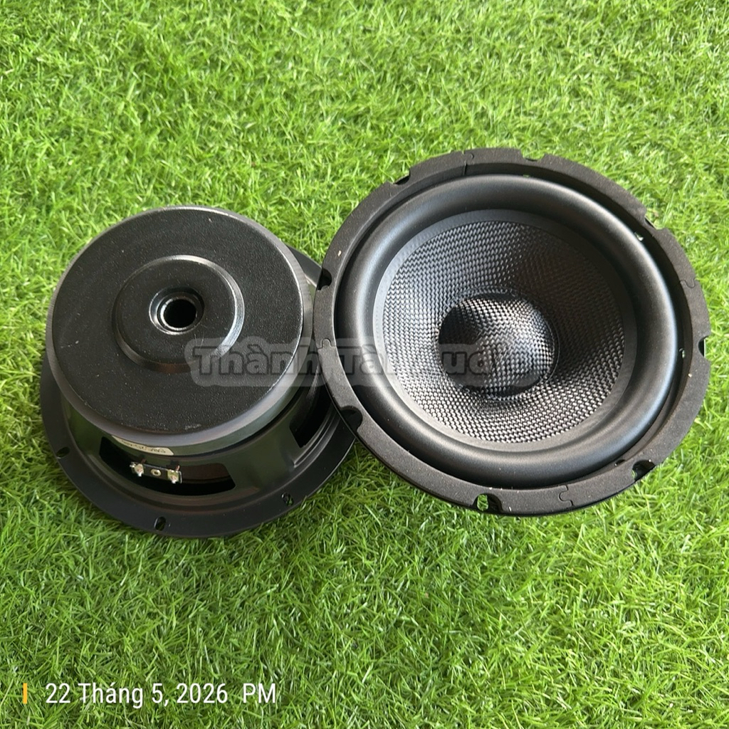 Loa bass 20 sườn sắt từ 140, coil 51 màng cacbon, gân cao su, chuyên sub(1 cái)