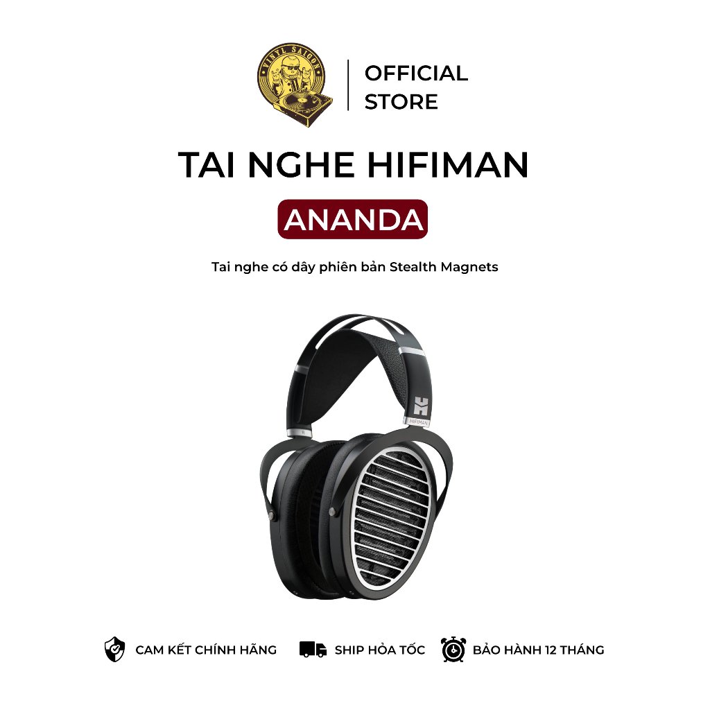 Tai nghe chụp tai có dây HIFIMAN Ananda (Stealth Magnets Version) | Bảo hành 12 tháng