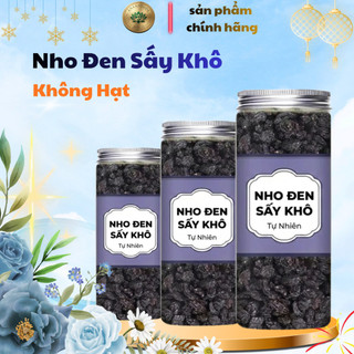 Nho đen sấy khô không hạt ngon ngọt tự nhiên ăn vặt làm quà ngày lễ tết sản phẩm sạch tự nhiên