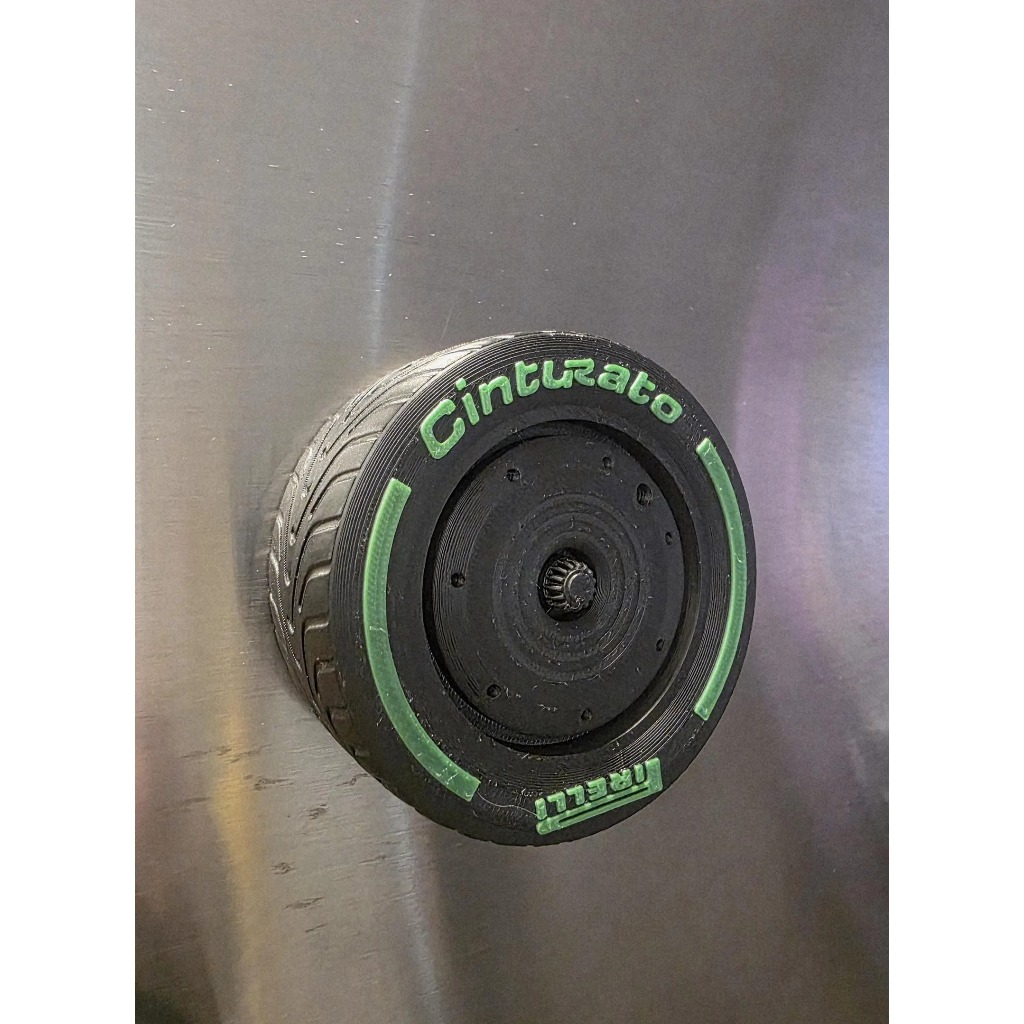 F1 Racing Tire Fridge Magnets | Motorsport-Inspired 3D Printed Gift