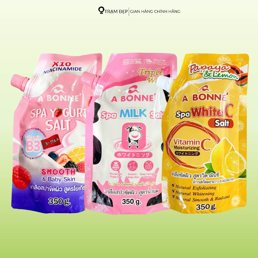 Muối Tắm Tẩy Tế Bào Chết Cơ Thể A Bonne (350g)