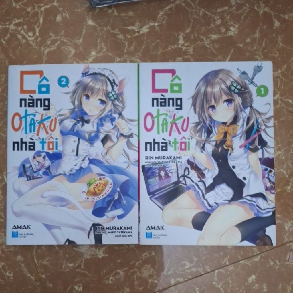 Sách - Cô nàng otaku nhà tôi tập 1 2 unseal chất lượng tốt ( combo 2 tập)