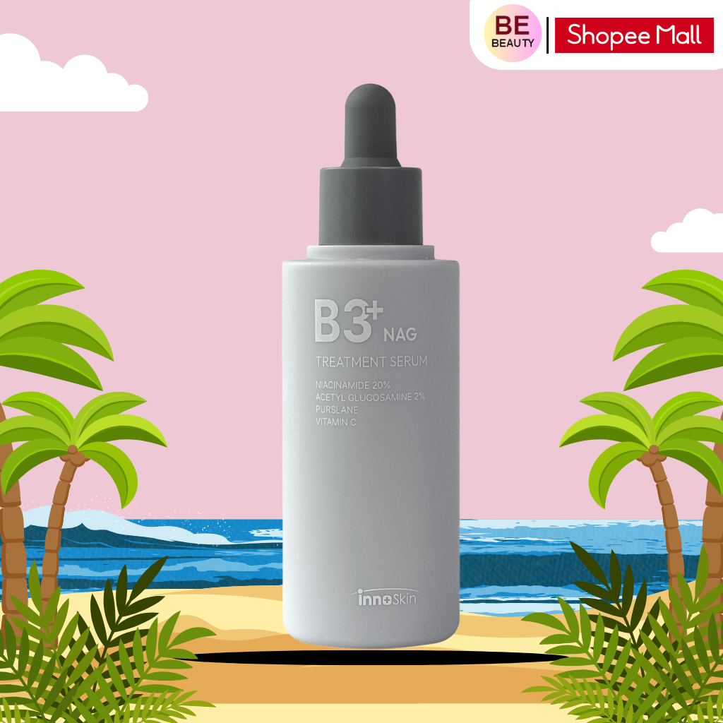 Serum B3 NIA 20% NAG Treatment Innoskin Hàn Quốc Giảm Nếp Nhăn,Tăng Đàn Hồi Da, Sáng Da, Mịn Da 50ml