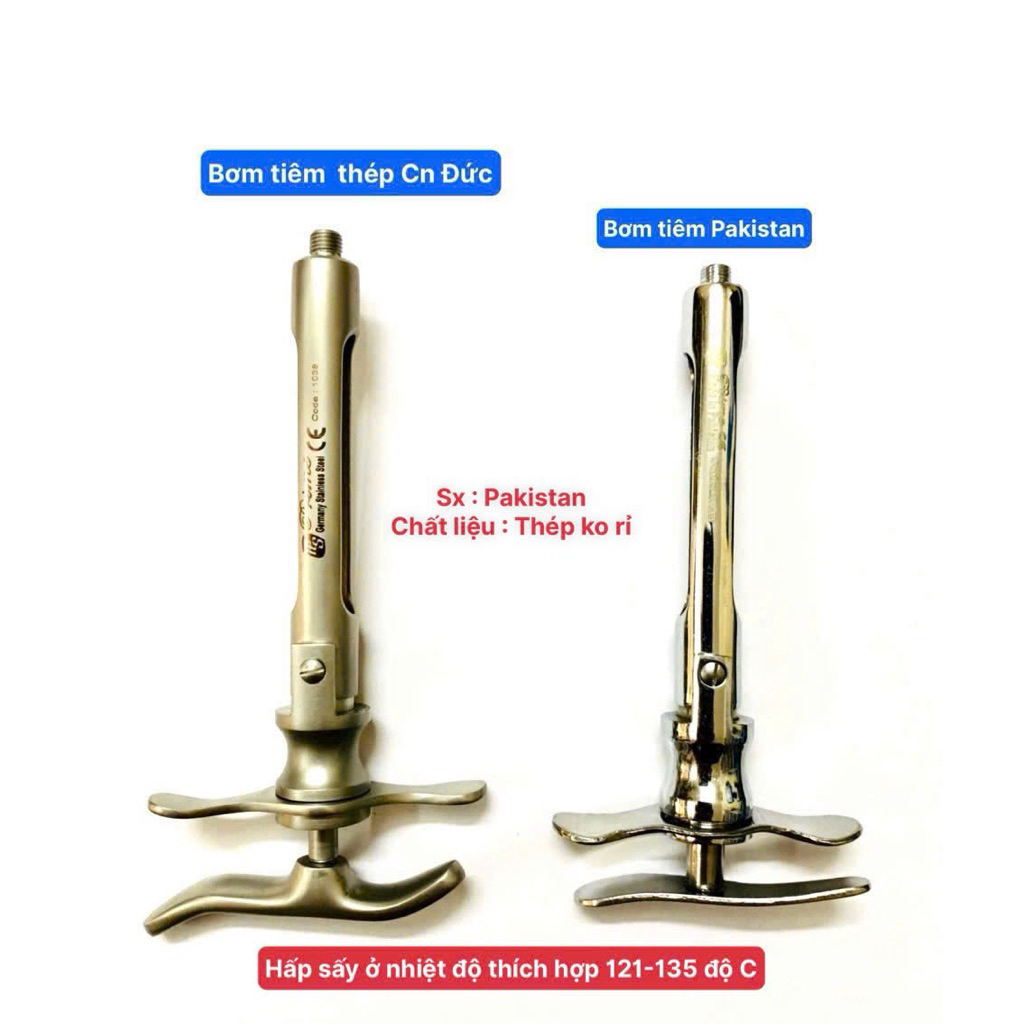 Bơm Tiêm Syringe Prime Pakistan Thép Cn Đức