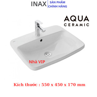 Lavabo chậu rửa mặt dương bàn al-2398v aqua ceramic l-2398v