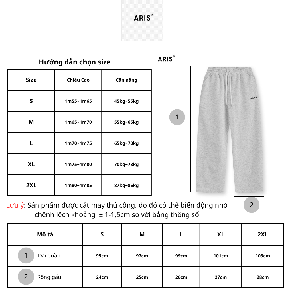 Quần nỉ ống đứng unisex thể thao mùa đông 2 lớp thêu logo cạp chun QD04 | BigBuy360 - bigbuy360.vn