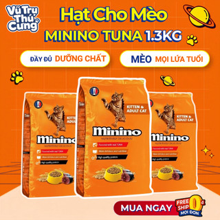 Thức Ăn Hạt Minino Tuna Cho Mèo Mọi Độ Tuổi 1,3Kg