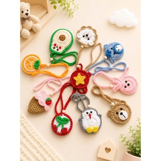 (CHỌN MẪU)Túi Đựng Tỏi Móc Len Cho Bé Sơ Sinh - Thiết Kế Thủ Công Mềm Mại & Xinh Xắn - Tiệm Len Mít Na