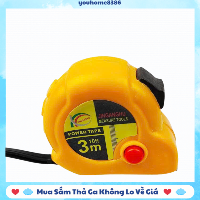 Thước Cuộn 3m Thép Không Gỉ Thiết Kế Dây Đeo Tiện Lợi Phụ Kiện Sửa Chữa Nhà Cửa Thước Dây 3m #