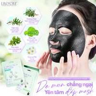 Mặt Nạ Than Hoạt Tính Lro'Cre Calm & Clear Blemish Control Mask 125g/ 5 Miếng