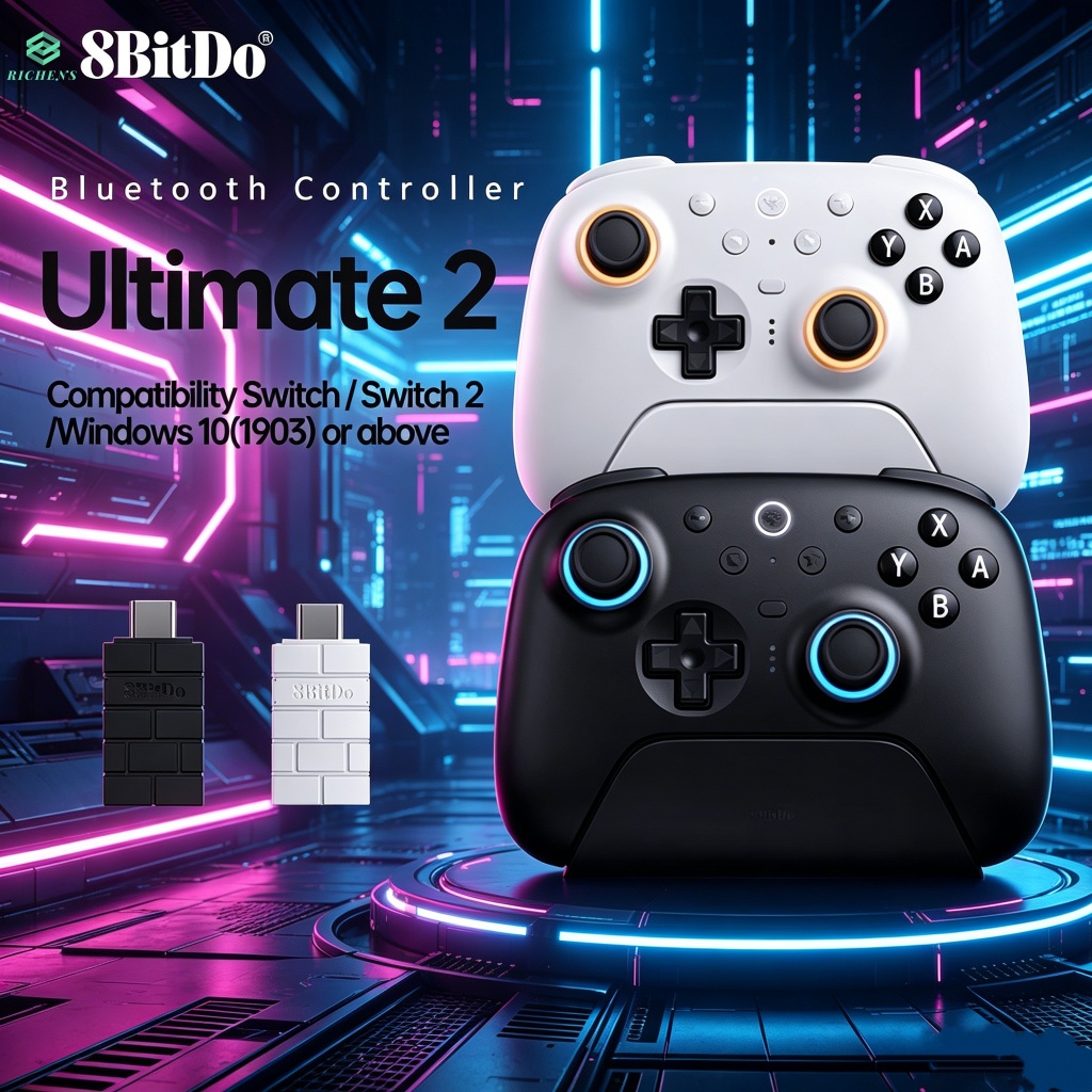 Bộ điều khiển chơi game  chế độ 8BitDo Ultimate 2 dành cho Xbox Series X|S, Xbox One Windows, Androi