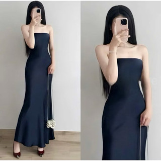 Đầm cúp ngực kèm chocker