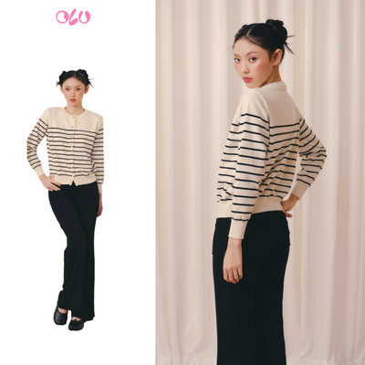 Quần thun OLV ống loe tôn dáng Black High Waist Flared Pants phù hợp mọi dịp