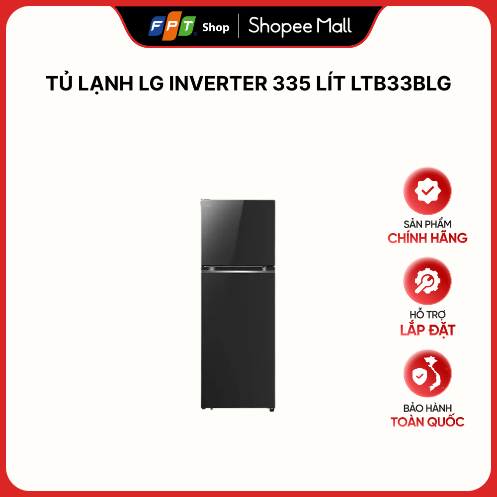 Tủ lạnh LG Inverter 335 lít LTB33BLG