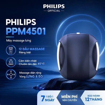 Máy Massage Lưng PHILIPS 4501-12 đầu massage riêng biệt,4 chế độ