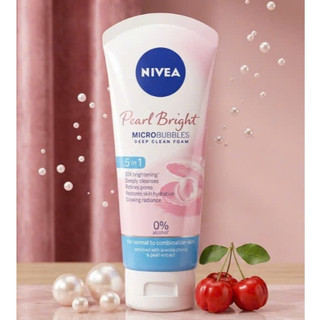 Tuýp sữa rửa mặt NIVEA NỮ trắng da