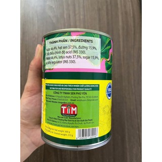 Hạt sen nước đường TIM (Nif cũ) - Lon 560gr