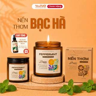 Nến thơm phòng Bạc Hà Vina TƯƠI 100g/200g Pepermint
