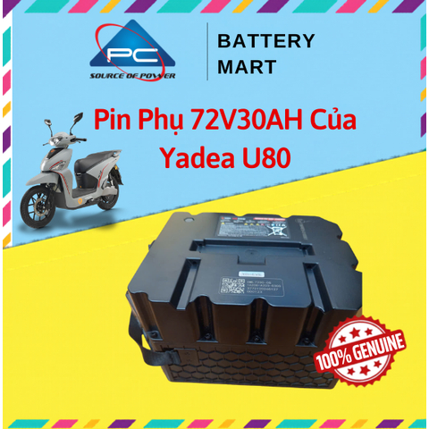 Phụ tùng pin phụ 72V30AH chuyên dụng cho xe máy điện YADEA Voltguard V002 U80
