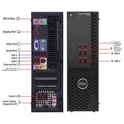 Dell Precision T1700 SFF Core i3 4130 | RAM 8GB | SSD 120GB – Hàng New Bảo Hành 12 Tháng.