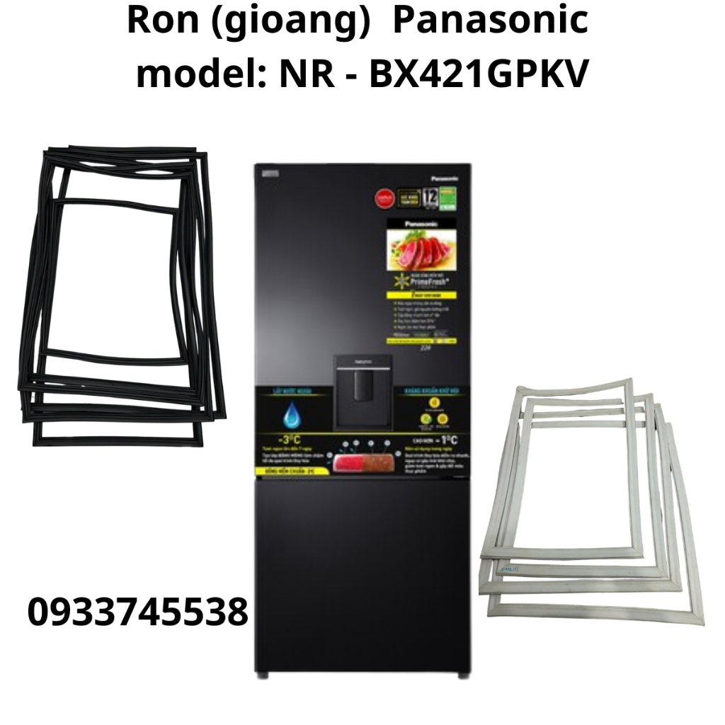 Ron ( gioăng) Tủ lạnh Panasonic Inverter 377 lít model:  NR-BX421GPKV