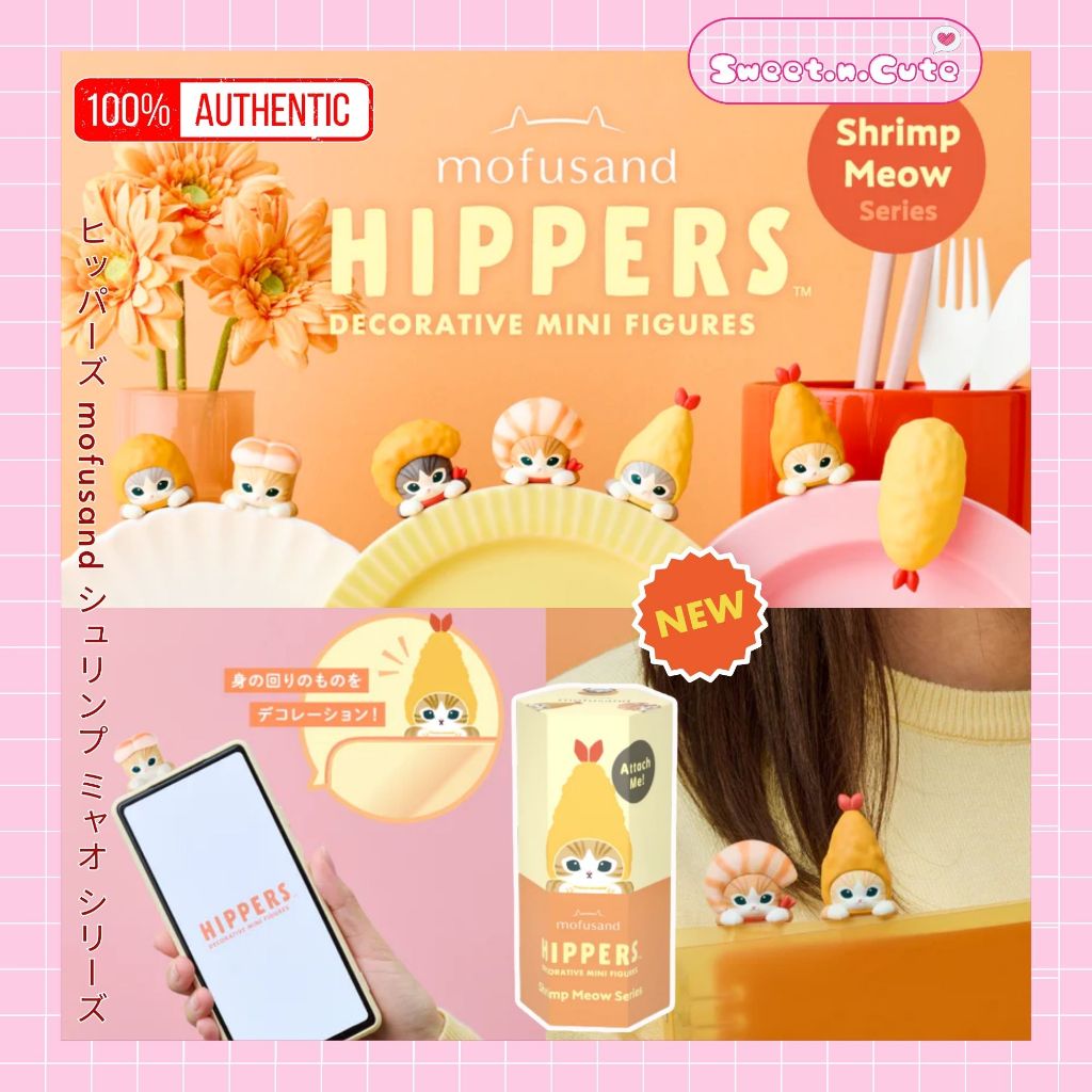 [Chính hãng Nhật - Box lẻ new seal] Blind box Mofusand HIPPERS Shrimp Meow Series