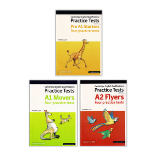 Sách - Four Practice Tests - Starters, Movers, Flyers - bản in A4 tặng kèm audio mp4