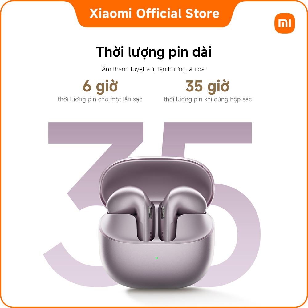 Tai nghe bluetooth Xiaomi Buds 6 | ANC 96dB cao cấp | Âm thanh lossless | Thời lượng pin dài | BigBuy360 - bigbuy360.vn