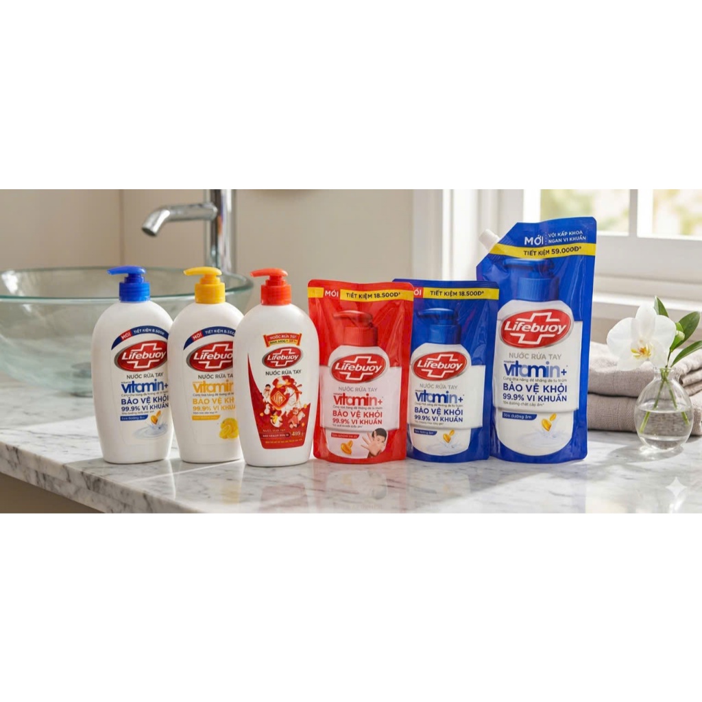 Nước rửa tay LIFEBUOY diệt khuẩn