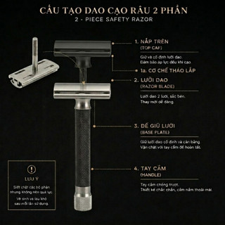 Dao cạo râu Parker VARGR – Graphite