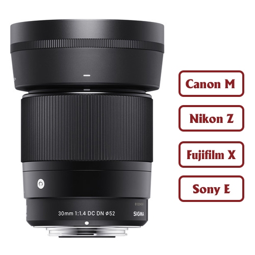 Ống Kính Sigma 30mm f/1.4 DC DN Contemporary for Fujifilm X - Chính Hãng l Sigma 30mm for Fujifilm l