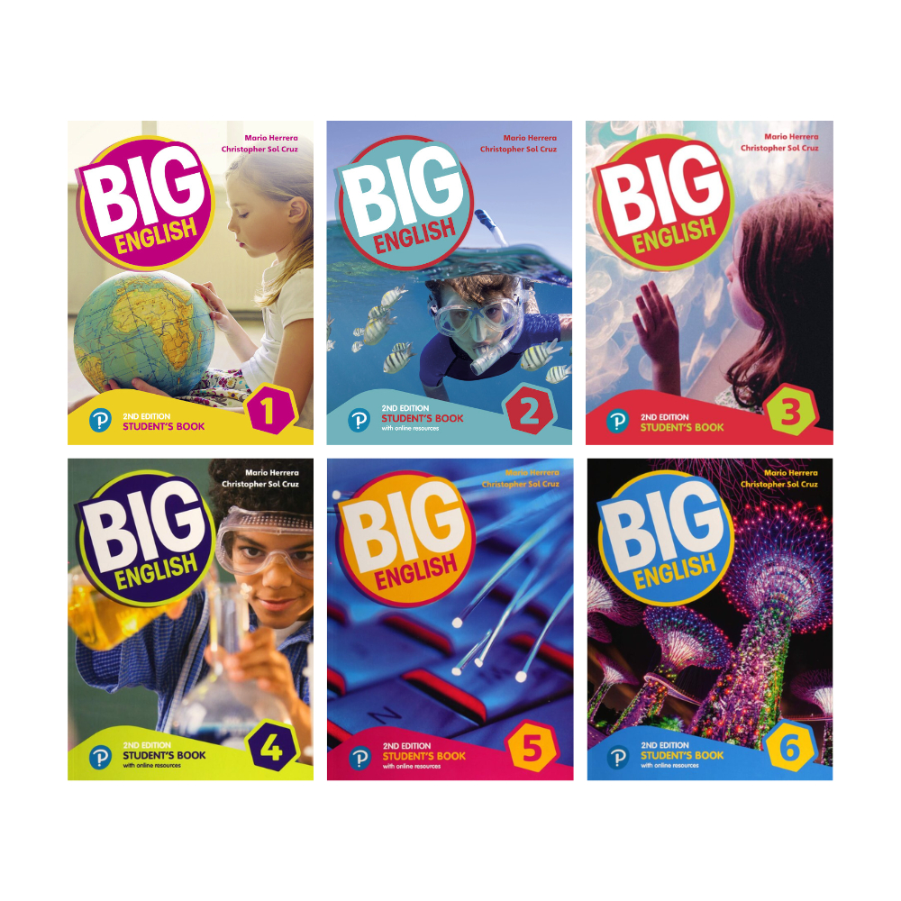 Sách - Big English (2nd edition) - Level 1,2,3,4,5,6 - Tặng audio