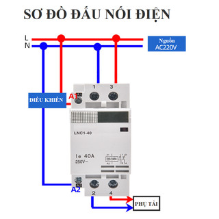 Khởi động từ contactor 1 pha GILEX 40A/220V