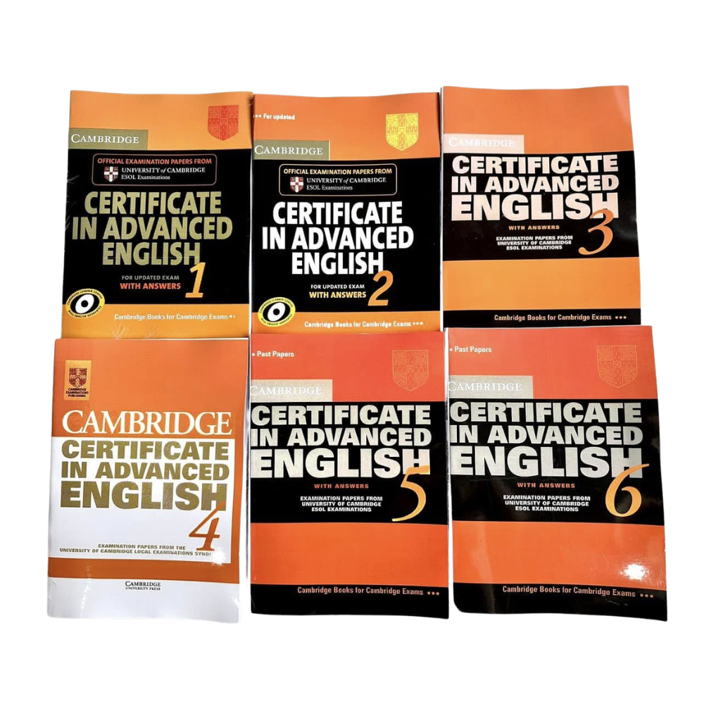 Sách - Certificate in Advanced English (CAE) 1,2,3,4,5,6 - tặng audio - Bản in đen trắng sắc nét