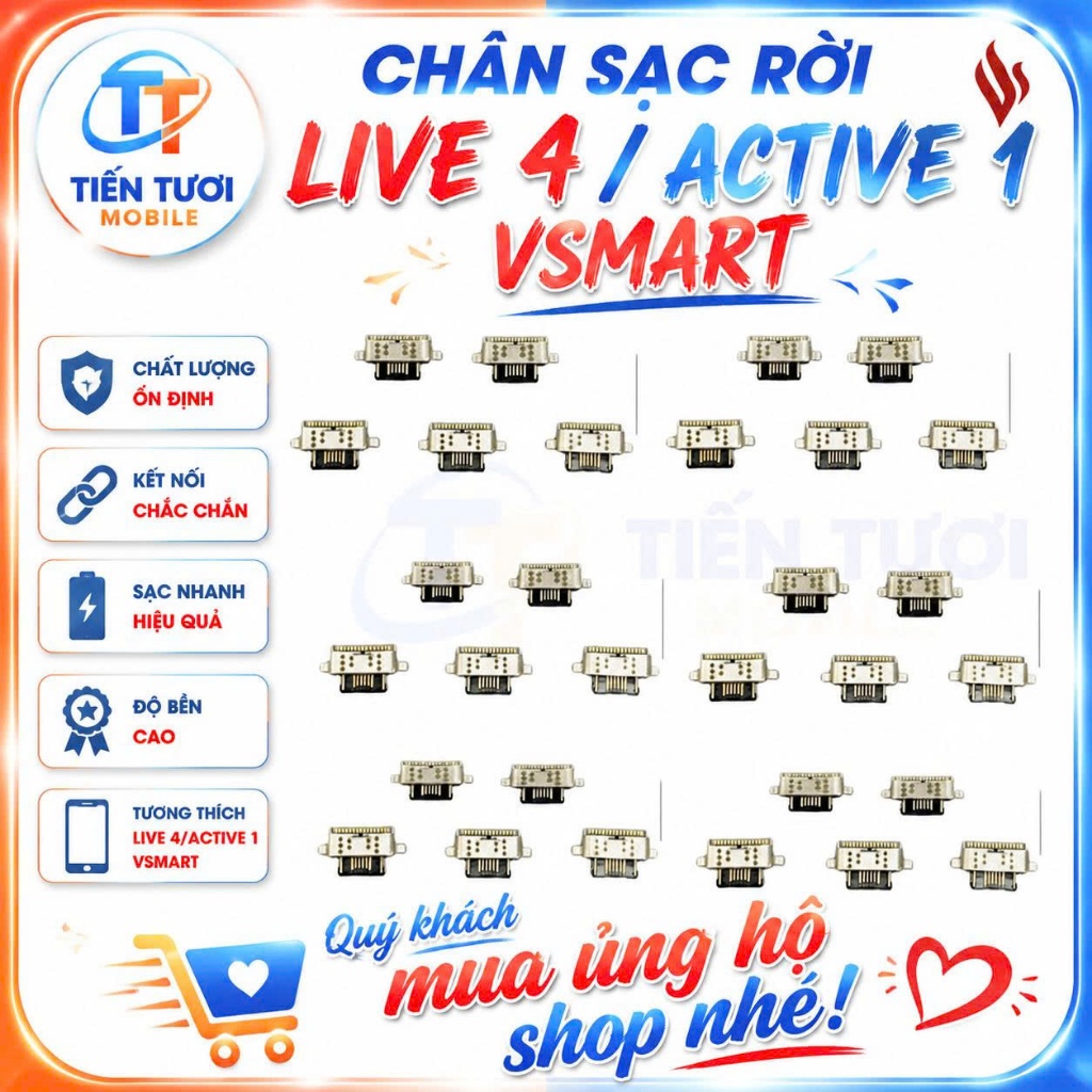 Chân Sạc rời Live 4 /active 1 plus  VSMART