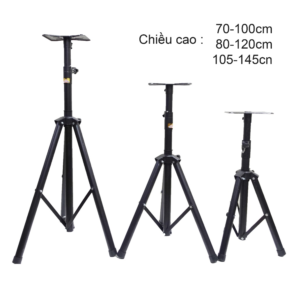 [Top Value] 2 Chân Loa Đứng Cao Cấp Sắt Dày, Cao 100-210Cm, Chịu Tải 50Kg-An Toàn Cho Trẻ Em, Chân Đ