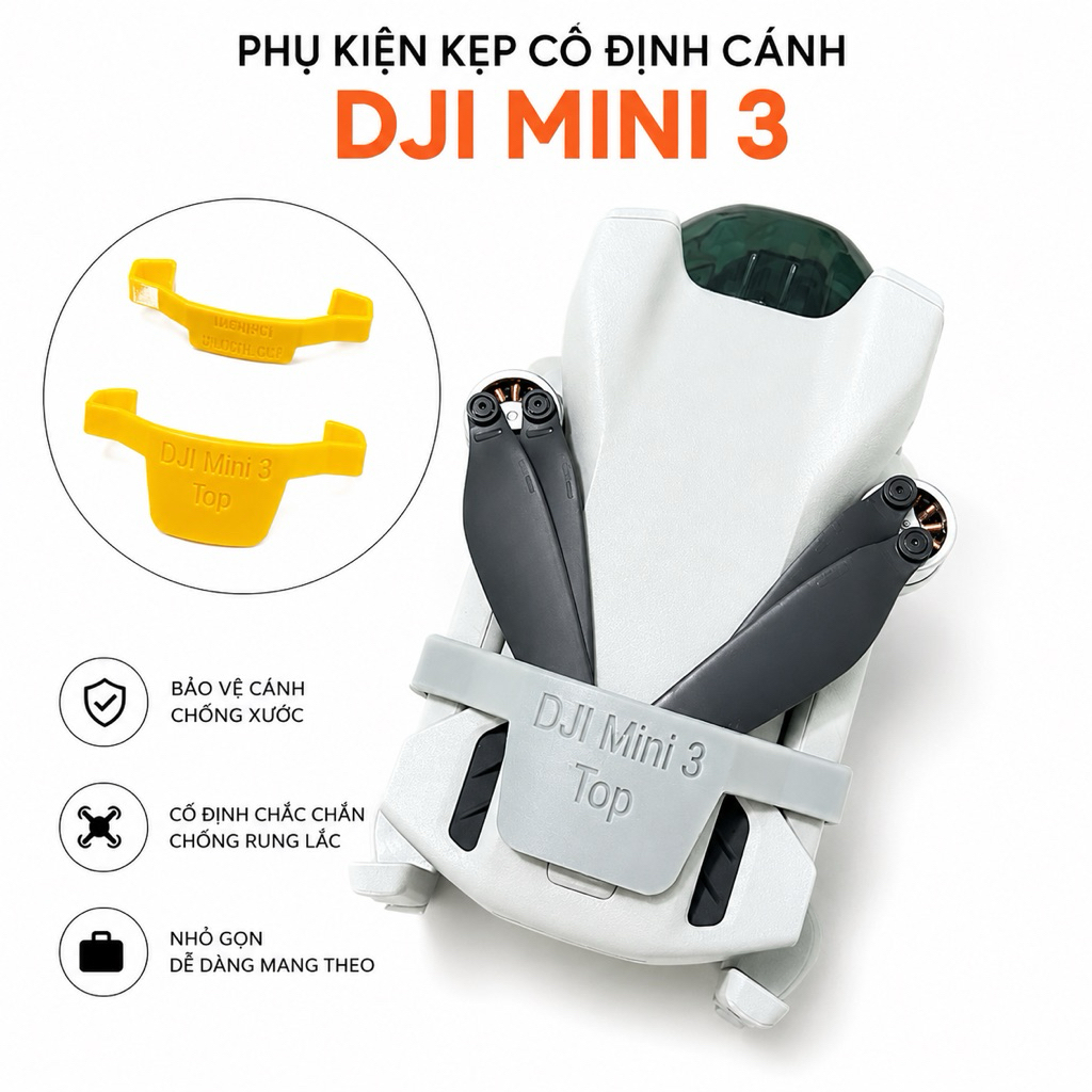 Kẹp Cố Định Cánh Cho Flycam DJI Mini3 / Mini3 Pro Drone - Phụ Kiện Flycam