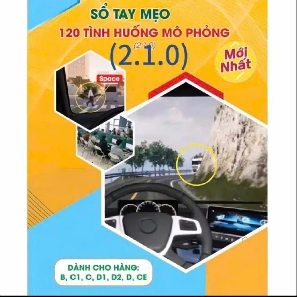 Sổ TAY MẸO GIẢI 120 TÌNH HUỐNG MÔ PHỎNG MỚI NHẤT 2026